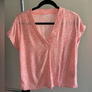 GAP Patterned V-Neck Blouse